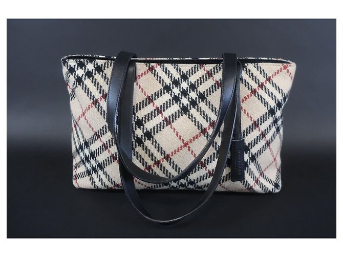 BURBERRY - Borsa a mano in maglia - vista 6