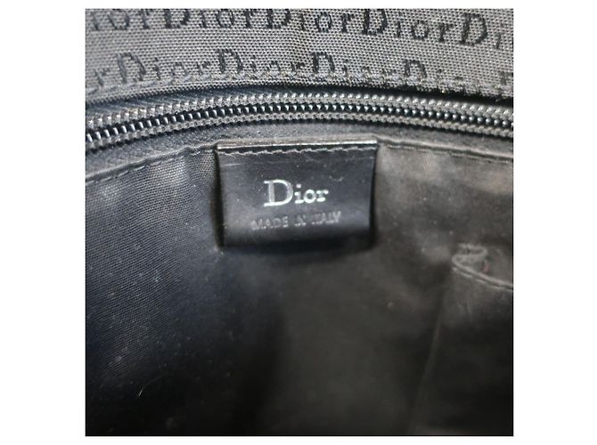 DIOR HOMME - Borsa tote in nylon nero con logo DIOR - vista 6