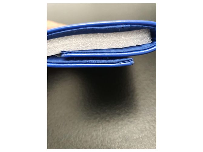 Astuccio in pelle Yves Saint Laurent per palette trucco Blu - vista 2
