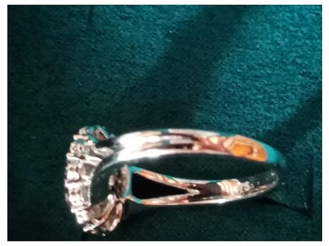 Autre Marque Anello Diamond & Co My Only Love in oro bianco e diamanti Argento - vista 6