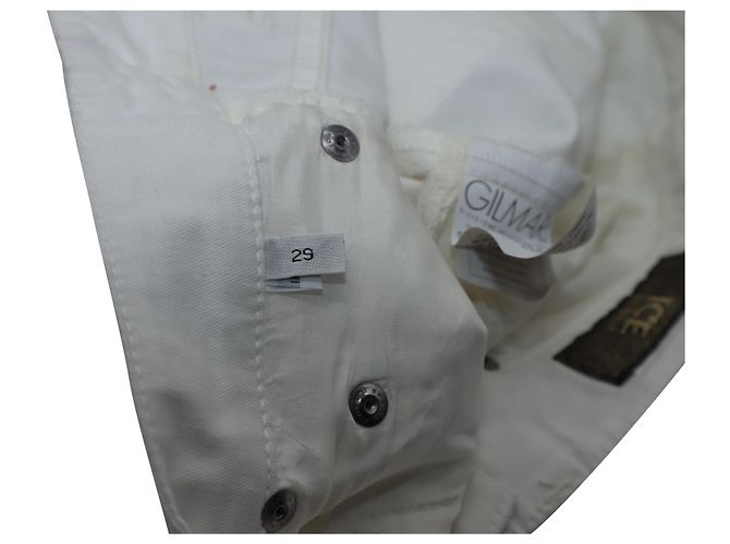 Calça bordada Iceberg x Os Simpsons em algodão creme Branco Cru - vista 3
