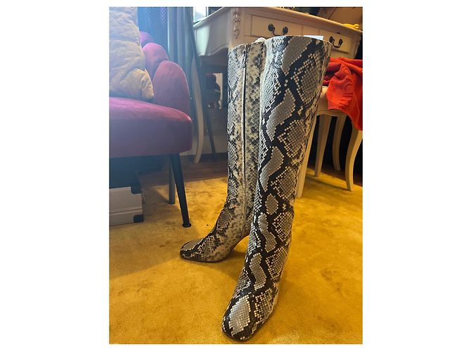Botas Dsquared2 de piel con estampado leopardo Estampado de leopardo - vista 4
