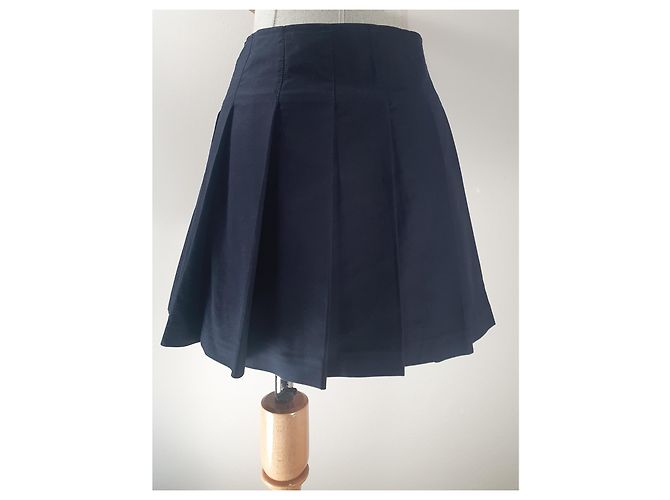Autre Marque Falda Kilt Scout Patch Mira Mikati Azul Marino - vista 4