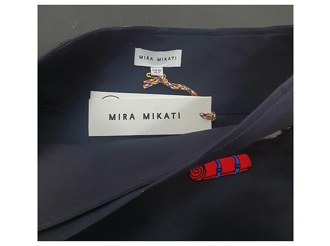 Autre Marque Falda Kilt Scout Patch Mira Mikati Azul Marino - vista 6