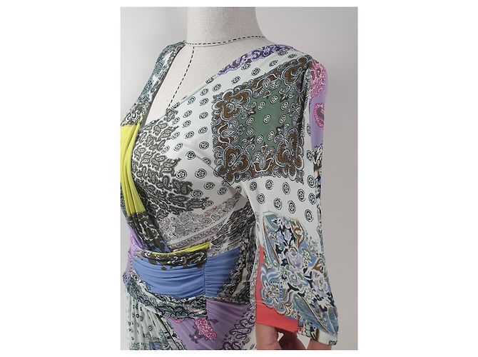 Abito multicolore Etro in viscosa - vista 4