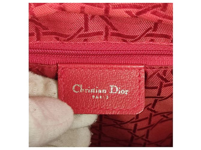 Christian Dior borsa a mano Lady Dior nera misura grande - vista 11
