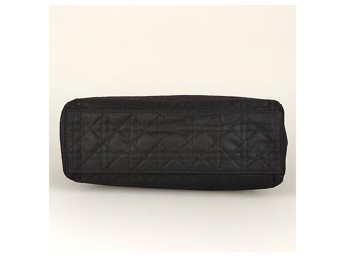 Christian Dior borsa a mano Lady Dior nera misura grande - vista 7