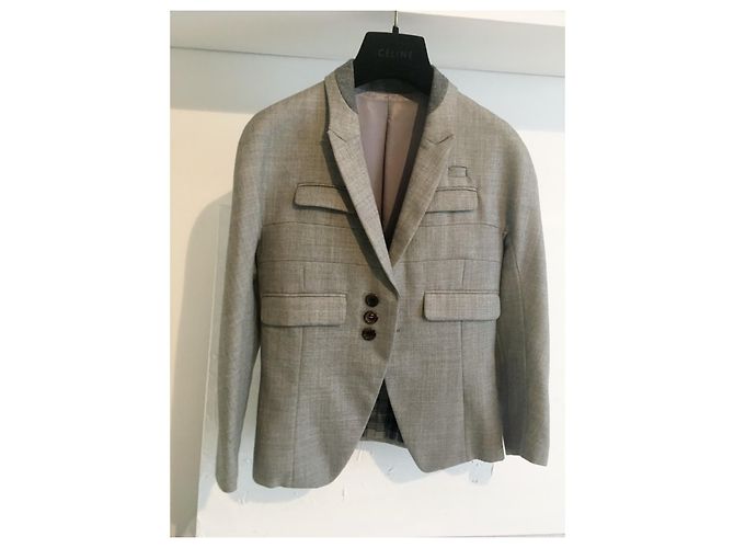 Undercover 100% Lana. Hecho en Japón. Castaño Azul Gris - vista 6