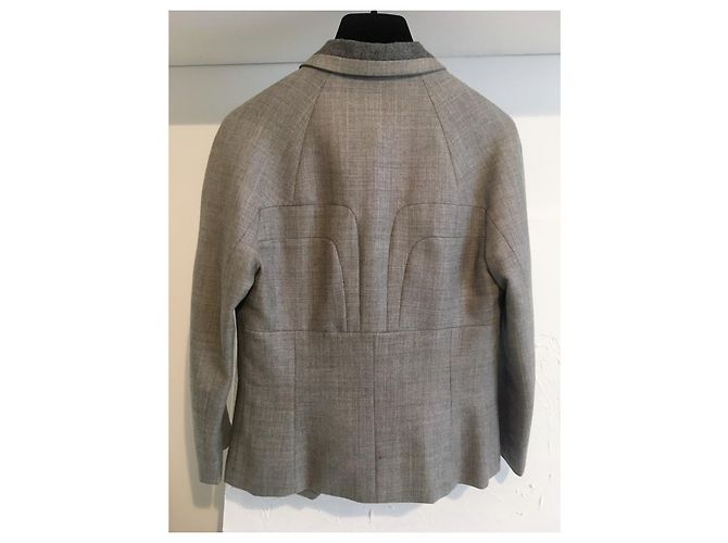 Undercover 100% Lana. Hecho en Japón. Castaño Azul Gris - vista 7