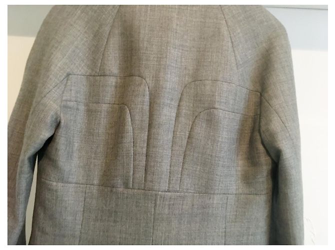 Undercover 100% Lana. Hecho en Japón. Castaño Azul Gris - vista 8