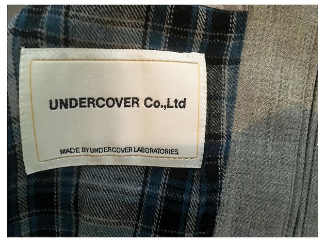 Undercover 100% Lana. Hecho en Japón. Castaño Azul Gris - vista 9