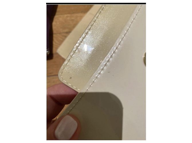 Sobe Borsa Louis Vuitton charol sobria Beige D'oro - vista 6