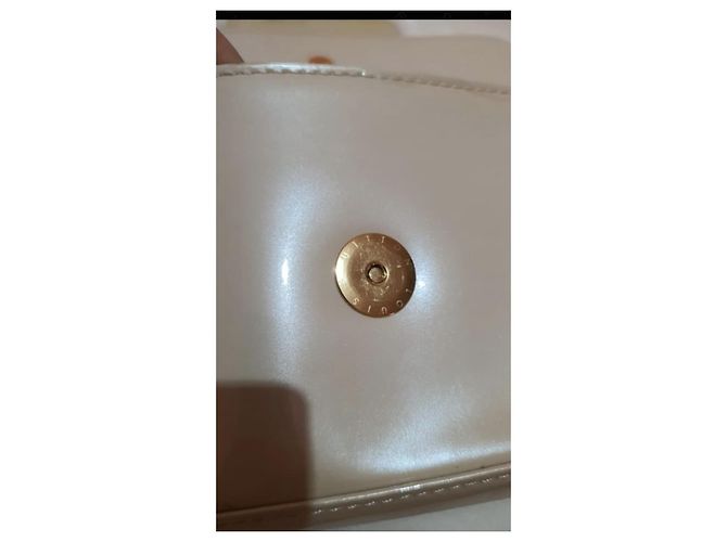 Sobe Borsa Louis Vuitton charol sobria Beige D'oro - vista 9