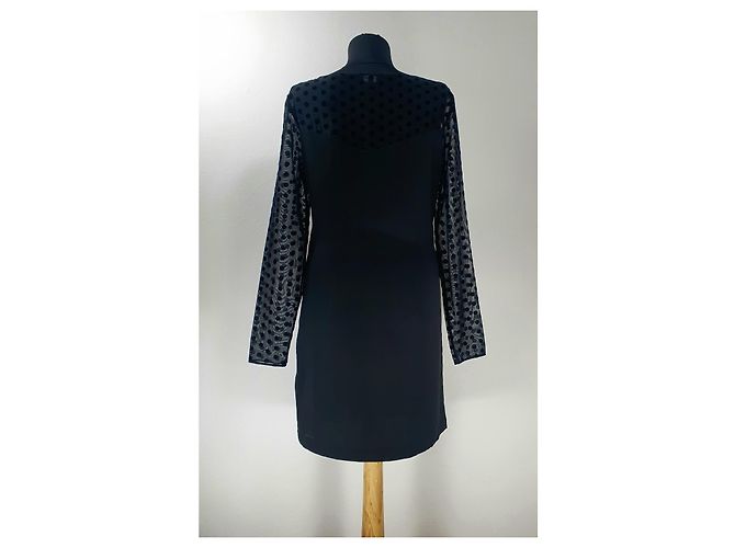 Armani Jeans Kleid aus schwarzer Viskose - Ansicht 4