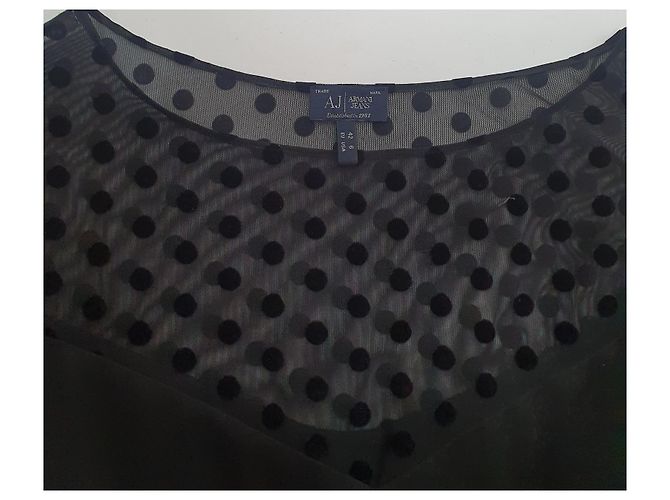 Armani Jeans Kleid aus schwarzer Viskose - Ansicht 5