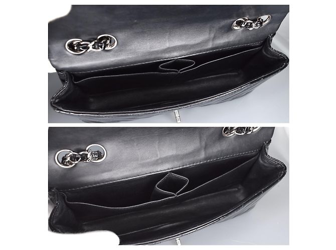 Timeless Chanel Borsa con patta nera classica senza tempo 25 cm Nero - vista 11