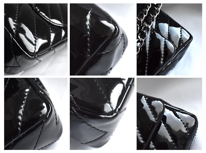 Timeless Chanel Borsa con patta nera classica senza tempo 25 cm Nero - vista 16