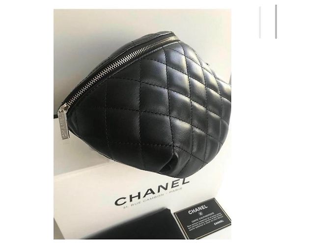 MARSUPIO CHANEL IN PELLE NERA . neuf Nero - vista 3