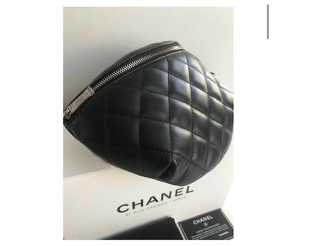 MARSUPIO CHANEL IN PELLE NERA . neuf Nero - vista 4