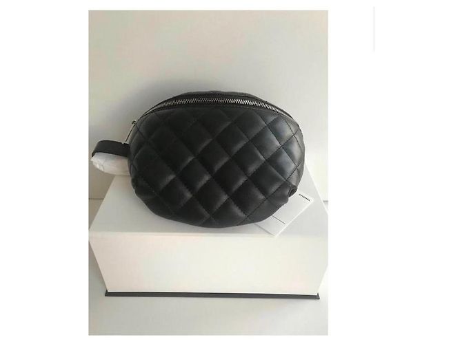 MARSUPIO CHANEL IN PELLE NERA . neuf Nero - vista 7