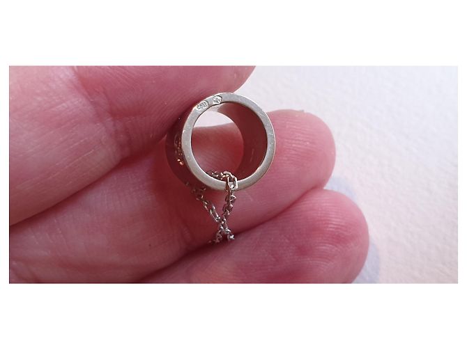 Collana Gucci ICON in oro bianco Argento - vista 11