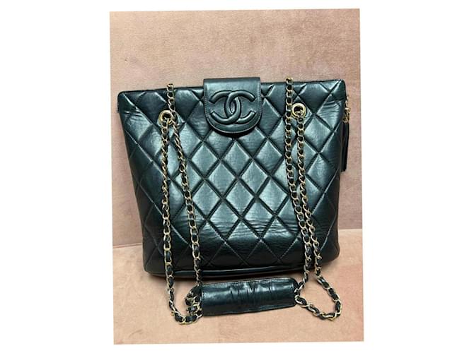 Chanel bolsa de compras Negro - vista 2