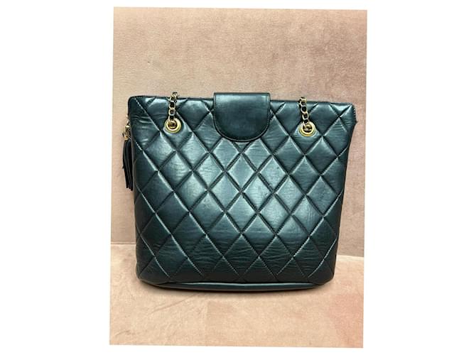 Chanel bolsa de compras Negro - vista 3