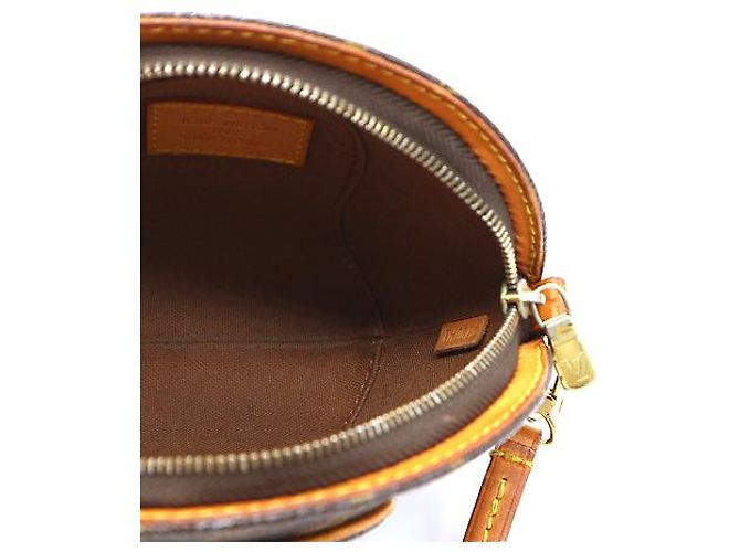 Louis Vuitton Ellipse Wristlet Clutch Monogram Canvas Marrone - vista 9
