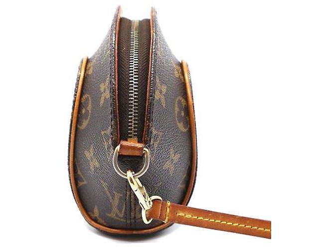 Louis Vuitton Ellipse Wristlet Clutch Monogram Canvas Marrone - vista 10