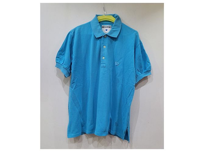 Moschino Milano blaues Poloshirt - Ansicht 2