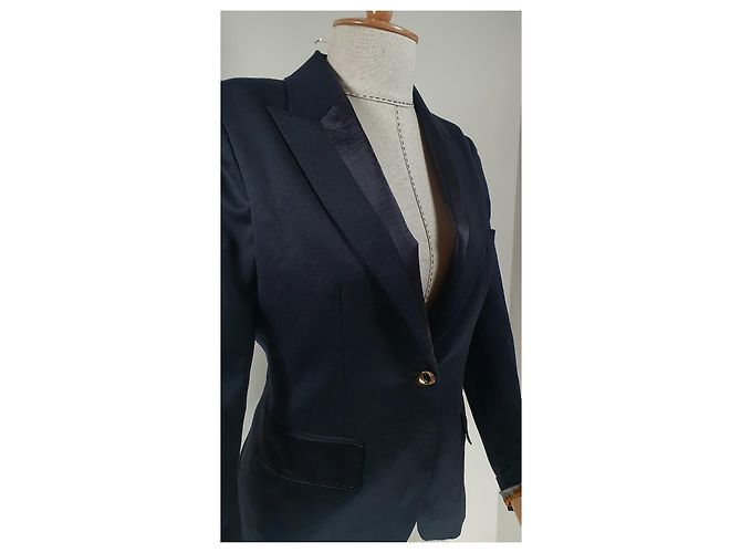 Blazer negro de lana By Malene Birger - vista 2