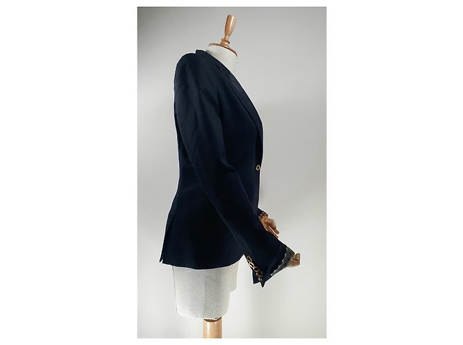 Blazer negro de lana By Malene Birger - vista 3