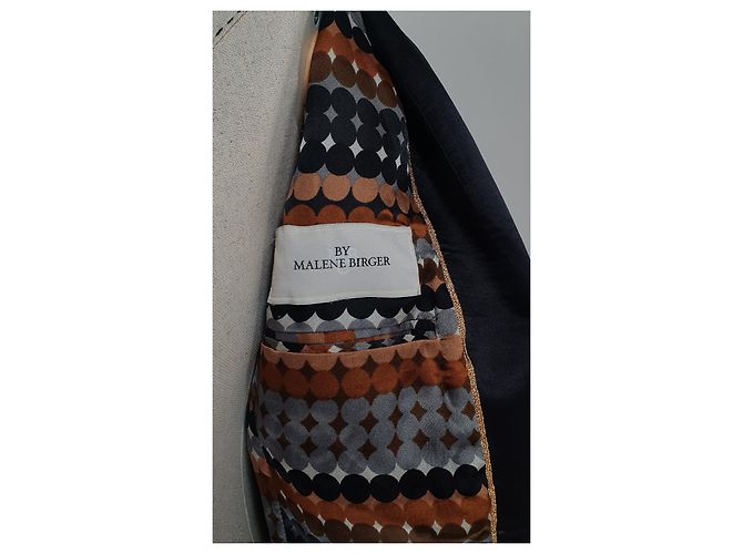 Blazer negro de lana By Malene Birger - vista 7
