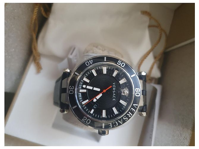 Neu - Versace Greca Sport Schwarz - Ansicht 2