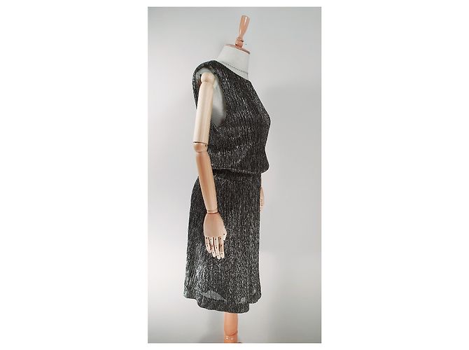 Day Birger & Mikkelsen Goldenes Kleid Silber - Ansicht 2