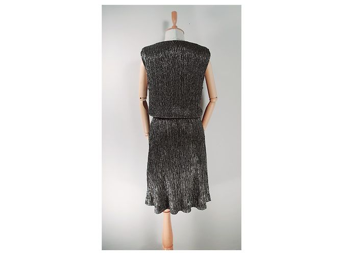 Day Birger & Mikkelsen Goldenes Kleid Silber - Ansicht 4
