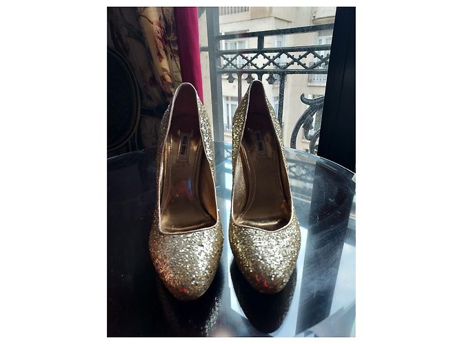 Décolleté Miu Miu Oro D'oro - vista 2