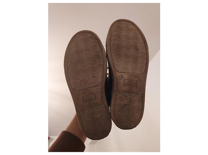 Zadig & Voltaire Sneakers Navy Blue Leather - view 2