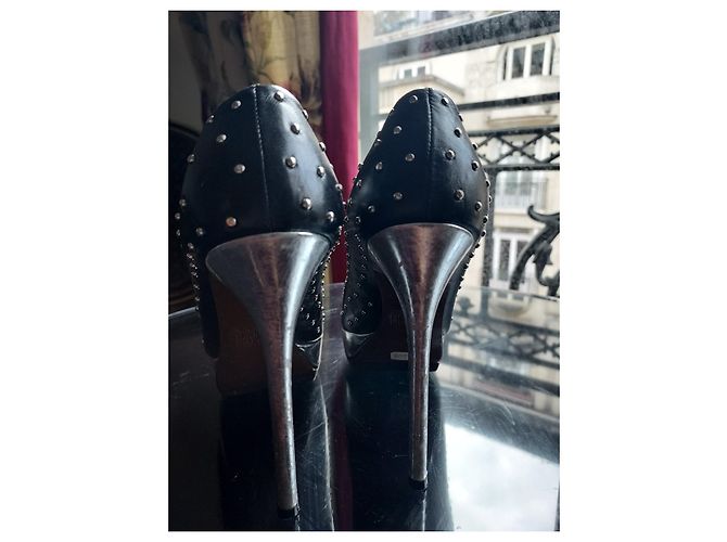 Décolleté Walter Steiger in pelle nera 37 Nero - vista 3