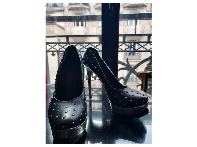 Décolleté Walter Steiger in pelle nera 37 Nero - vista 6