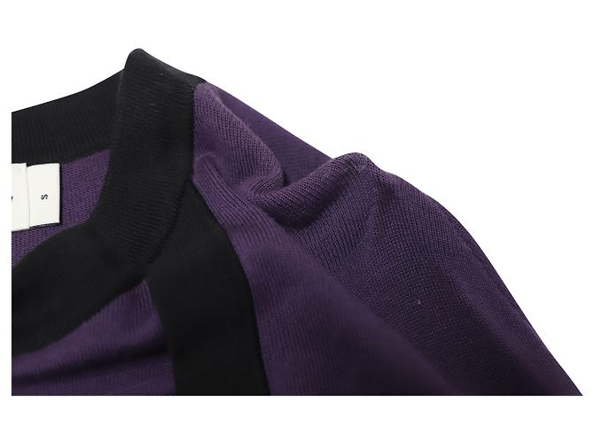 Capa de punto de algodón morado de Temperley London Púrpura - vista 6