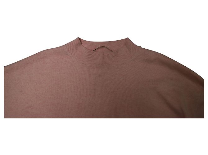 Alexander Wang Pullover mit Kristallmanschetten aus rosa Wolle Pink - Ansicht 6