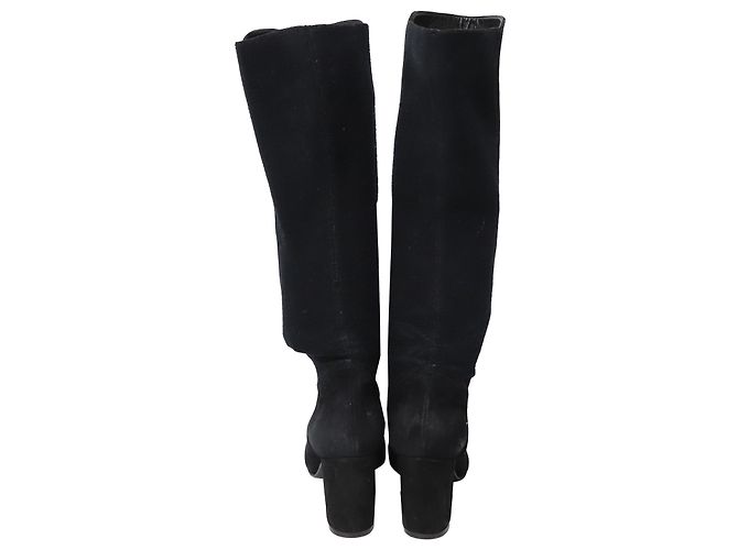 Stuart WeitzmanLivia 80 Bottines en Daim Noir - vue 4