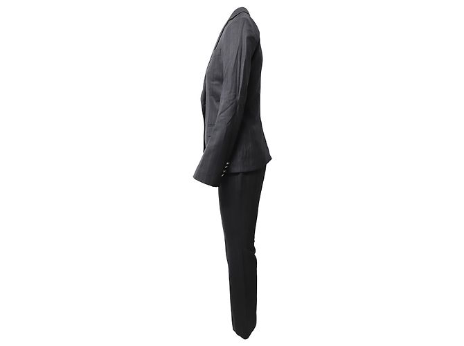 Dolce & Gabbana Pinstripe Suit in Grey Wool - view 2