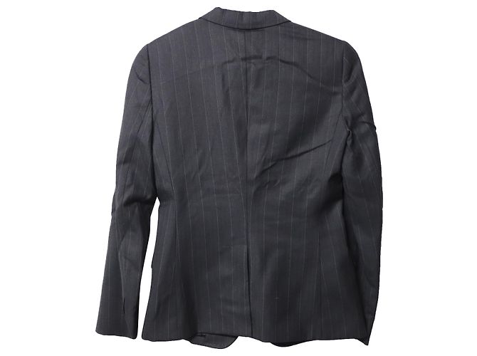 Dolce & Gabbana Pinstripe Suit in Grey Wool - view 5