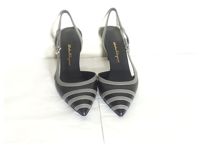 Décolleté Dahlia Salvatore Ferragamo in pelle nera Nero - vista 2