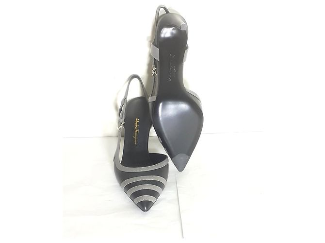 Décolleté Dahlia Salvatore Ferragamo in pelle nera Nero - vista 7