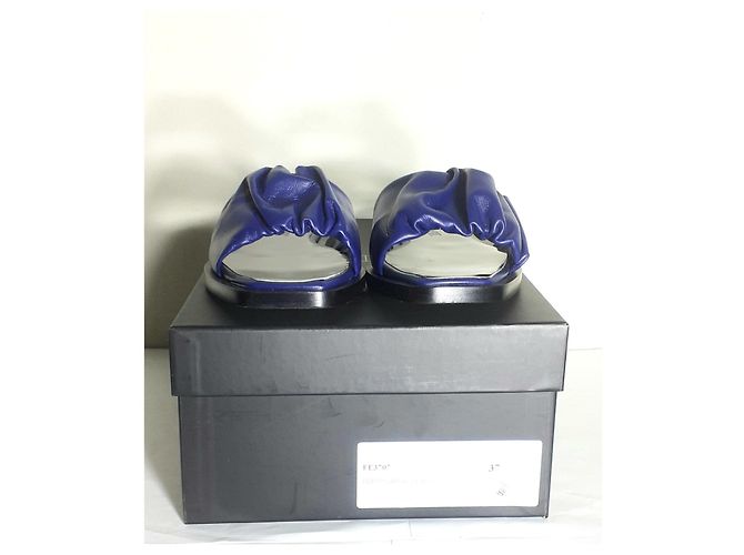 Sandali Sportmax in pelle blu - vista 13