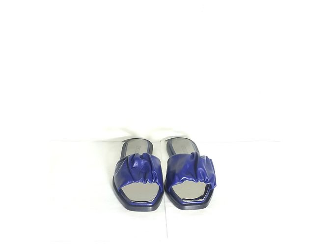 Sandali Sportmax in pelle blu - vista 2