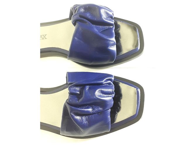 Sandali Sportmax in pelle blu - vista 5